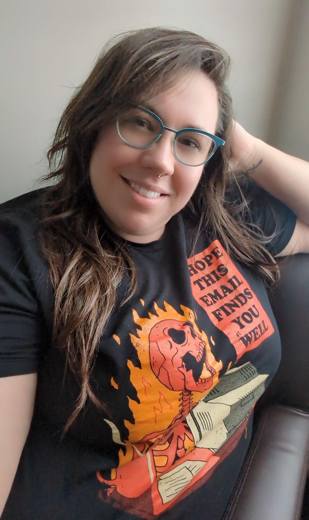 Sunday Scaries have me wanting to wear this shirt to work tomorrow. 😂 title=