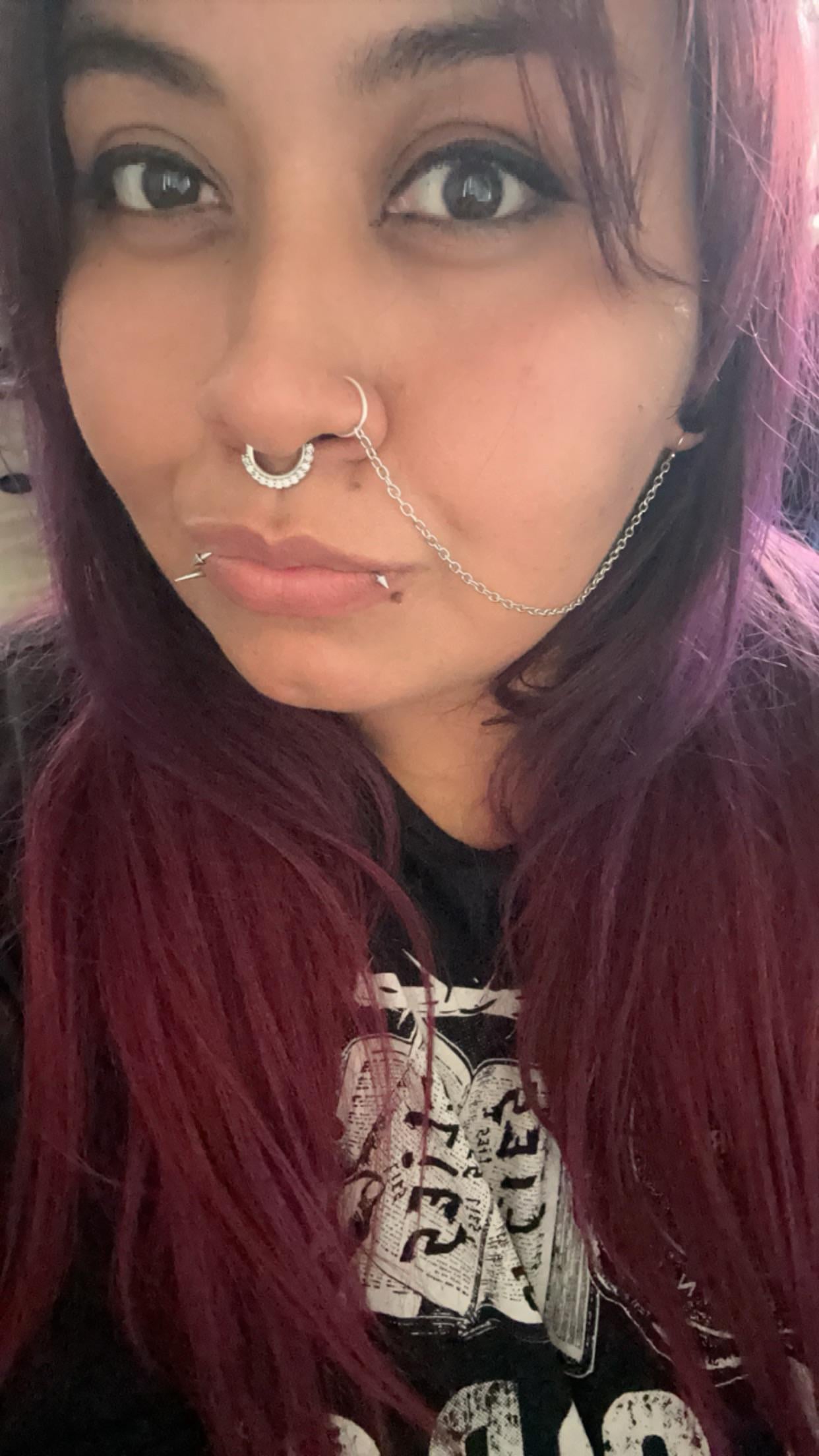 This nose chain 😍😘🤌🏼 title=