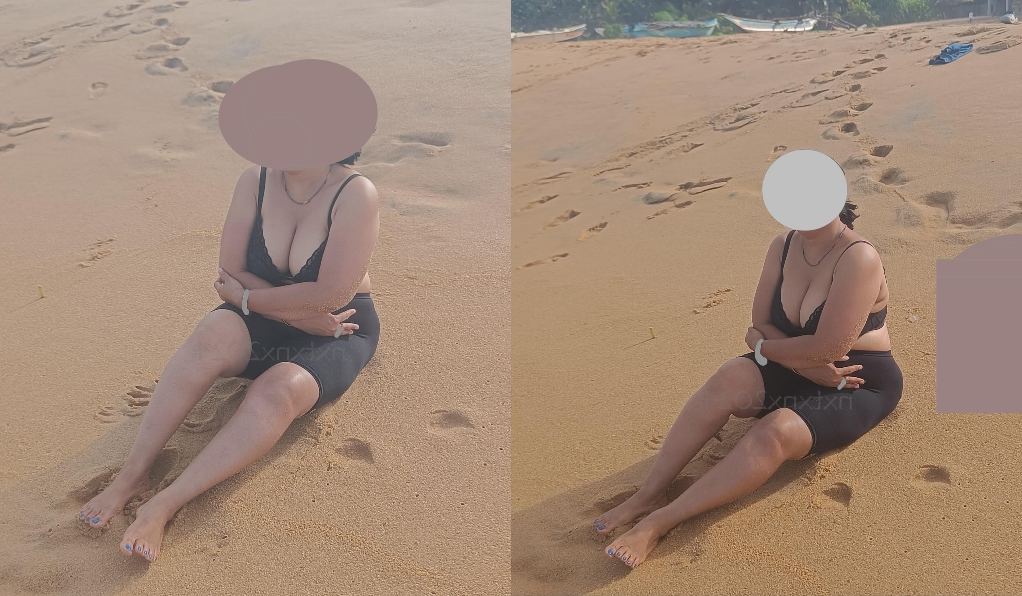 Do I attract the attention of young hot guys on the beach when I am sitting alone? 49[F] title=