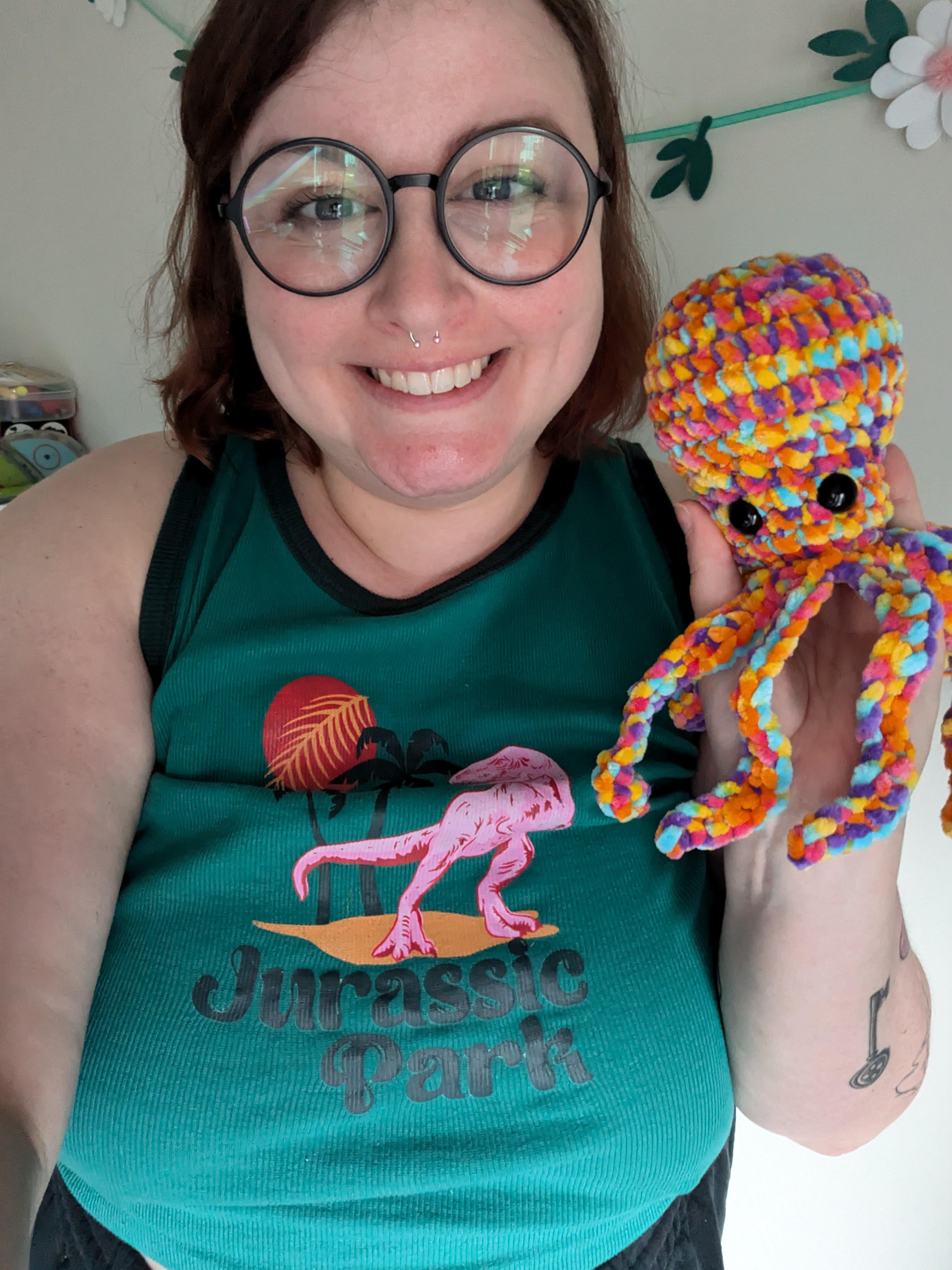 Feeling better.. look what I made 🥰 🐙 title=