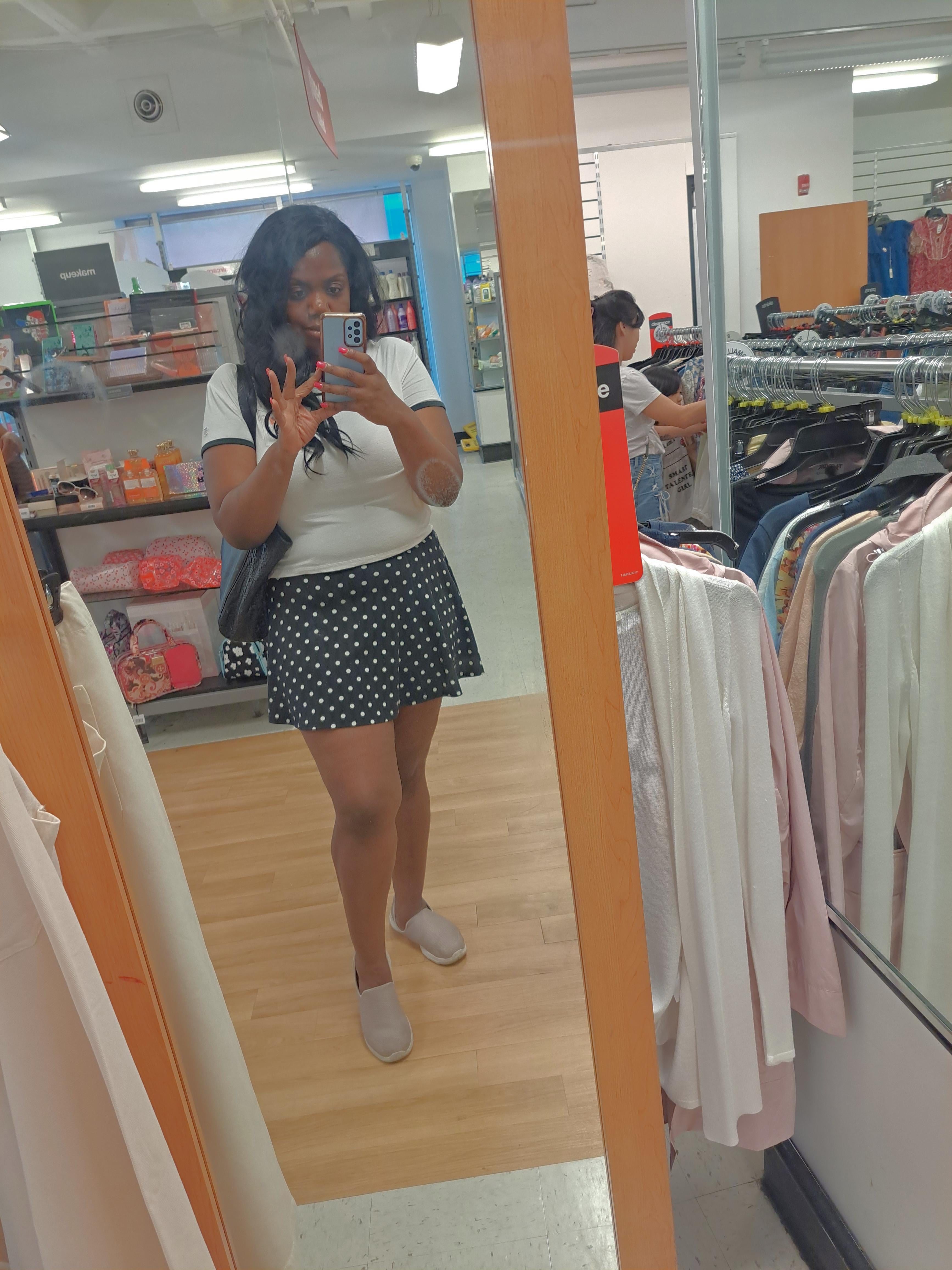 Vintage TJ Maxx selfie title=