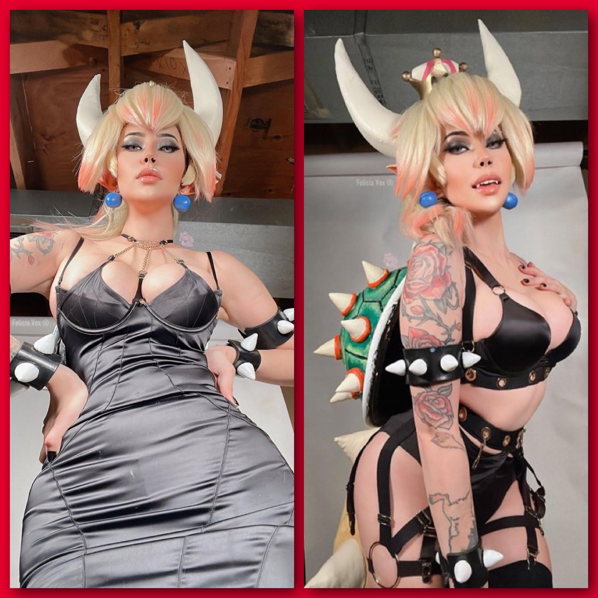 Bowsette cosplay by Felicia Vox title=