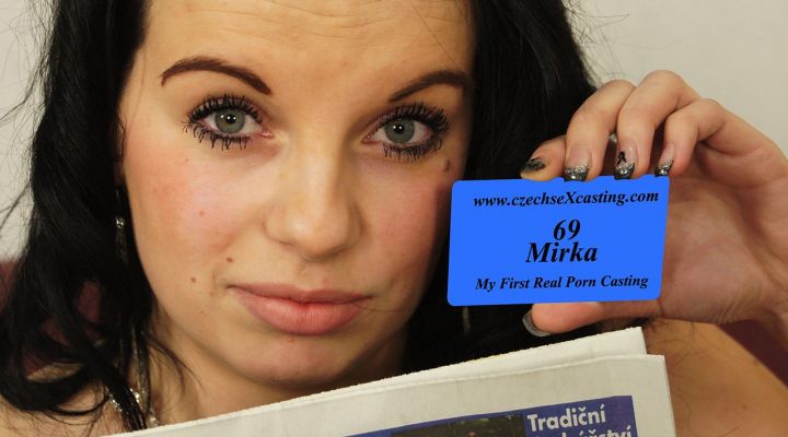 Czechen Pussy - Mirka at her first porn casting - Czech Sex Casting