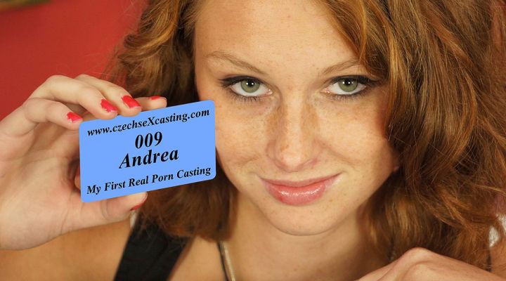 Czechen Pussy - Andrea first real porn casting - Czech Sex Casting