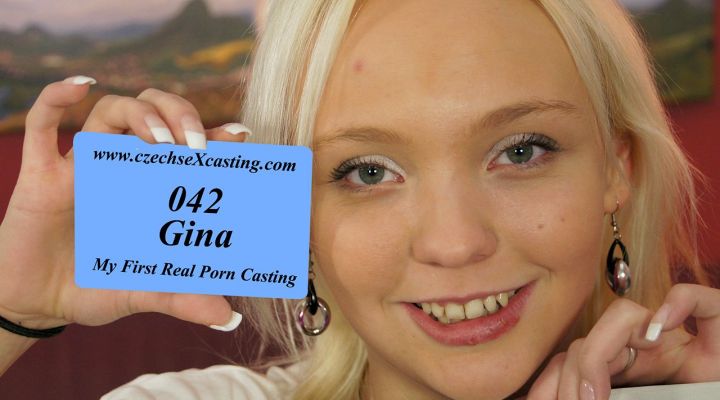 Czechen - Gina's first porn casting - Czech Sex Casting