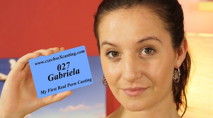 Czechen - Gabriela's very first casting - Czech Sex Casting