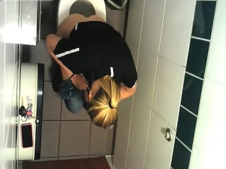 your voyeur videos - Over the toilet wall women caught peeing