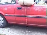 Piss – Peeing from a car your voyeur videos - Peeing from a car