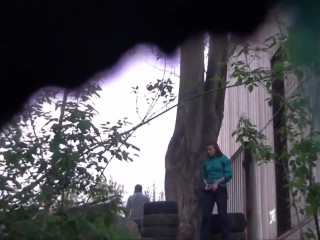 Piss – Smoking and pissing outdoors your voyeur videos - Smoking and pissing outdoors