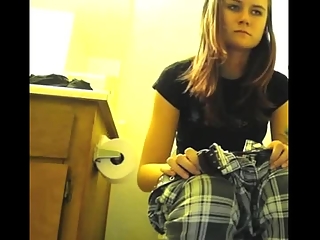 Piss – Girl lifts toilet seat and pisses your voyeur videos - Girl lifts toilet seat and pisses