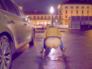 Piss – Pissing in the street by night your voyeur videos - Pissing in the street by night