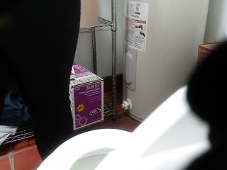 your voyeur videos - Big booty coworker pissing spy
