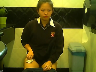 your voyeur videos - Asian teen spied in toilet pissing