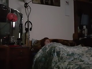 your voyeur videos - Horny wife masturbates under sheets