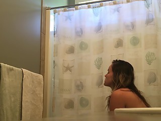 your voyeur videos - Teen undresses and showers