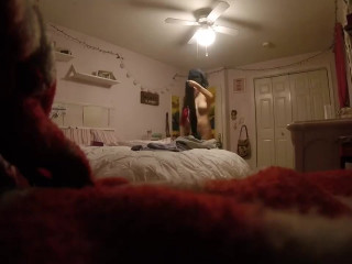 your voyeur videos - Teen in her bedroom