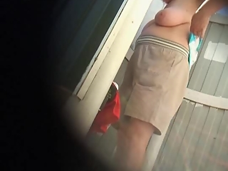 your voyeur videos - Older woman with big tits