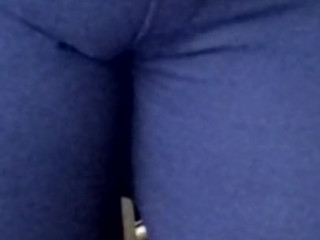 your voyeur videos - Subway tight pants camel toe