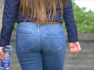 your voyeur videos - Teen with chubby ass wearing tight jeans pants