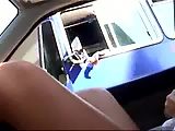 your voyeur videos - Flashing in car