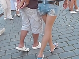 your voyeur videos - Ass in Sexy Denim Shorts