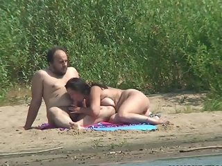 your voyeur videos - Couple fucking by the river shore