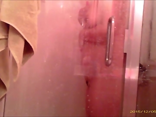 your voyeur videos - Hairy pussy woman showering