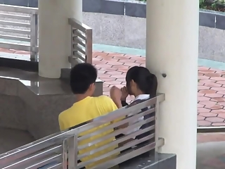 your voyeur videos - Asian college students caught fucking in school