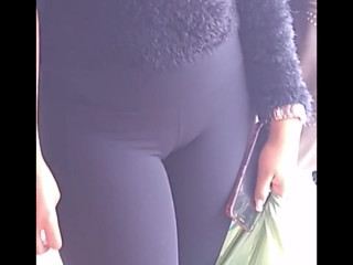 Chunky - Curly hair chick fat camel toe