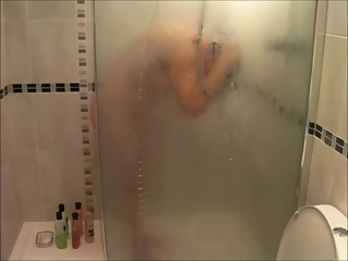 your voyeur videos - Hard dick guy films his wife in shower
