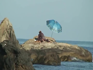 your voyeur videos - Naked wife in beach