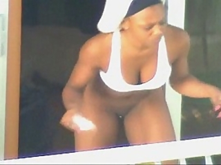 your voyeur videos - Black girl without panties