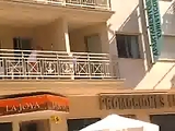 your voyeur videos - Hot balcony spy (no panties)