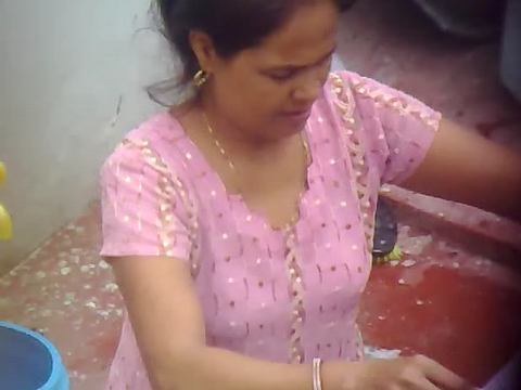 Indian - Mature Indian Wife Boob Show