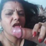 Indian Nude - mature gujarati bhabhi hot blowjob and taking cumshot