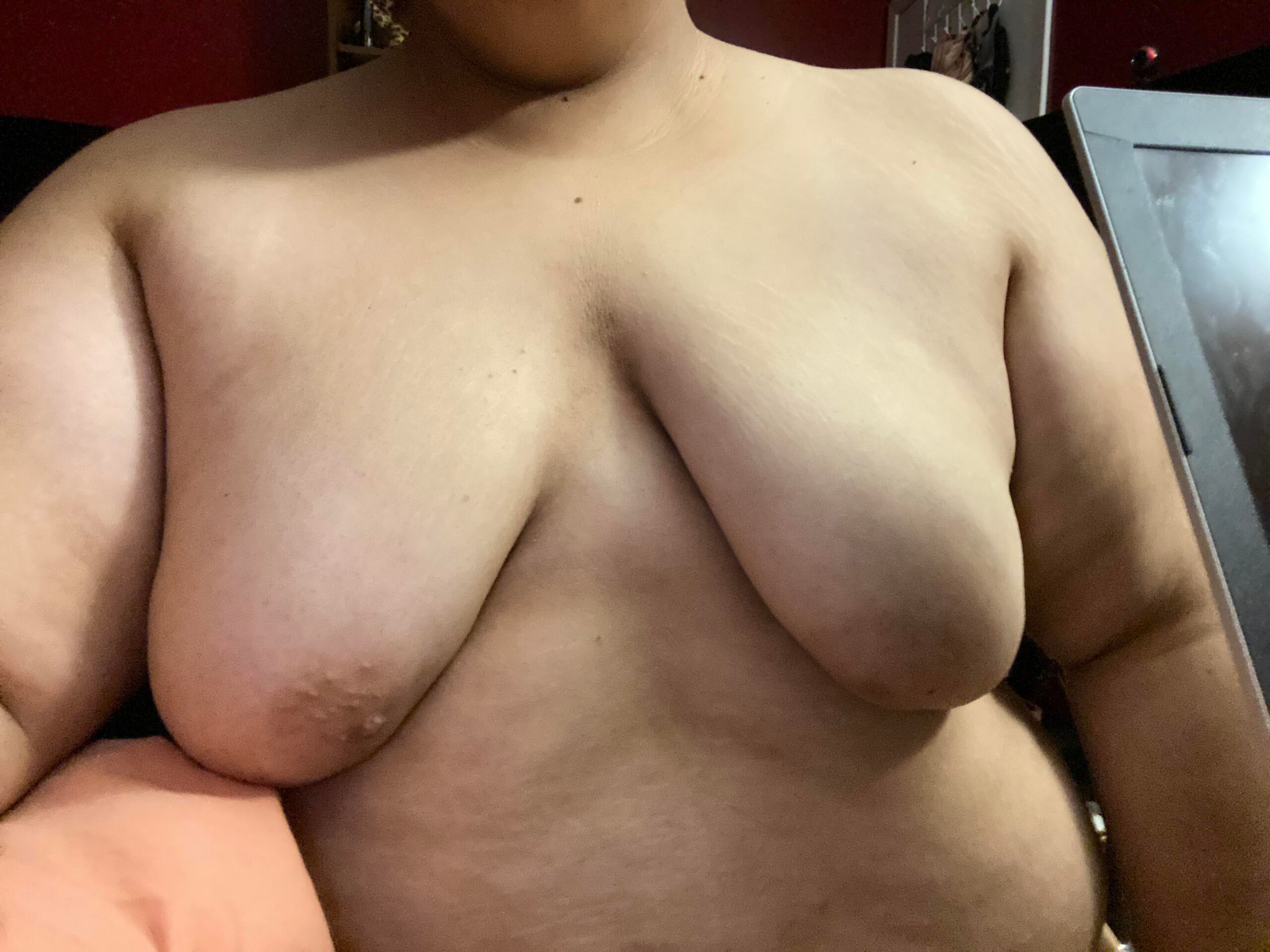 BBW boobs -  It’s so hot out, I had to take off my clothes