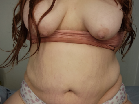 BBW boobs -  exposed tummy is outside my comfort zone but here we are normalizing bodies.