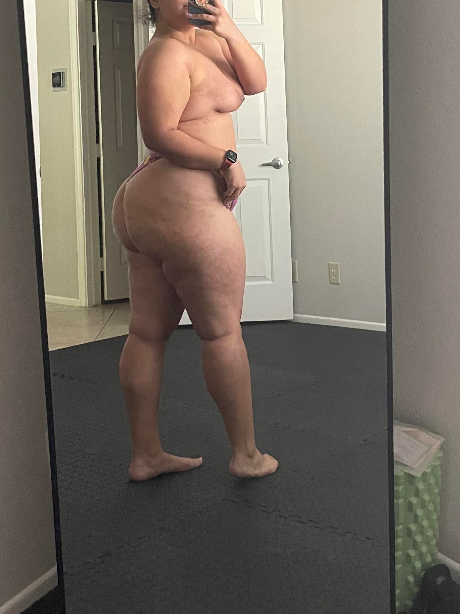 Chubby Big Tits -  My new Dom asked me to show off the workout attire He picked for me 💕